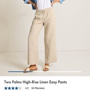 Tommy Bahama Light Tan Linen Pants